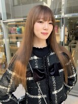 ピークアブー ワン(PEEK-A-BOO ONE)&nbsp;ハイトーンブリーチダブルカラーミルクティー