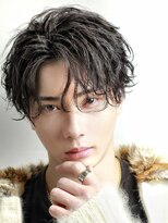 クロトヴィラ 天神大名(KUROT villa)&nbsp;スパイラルルーズシャドウパーマセンターパート