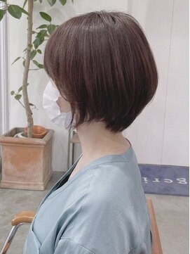 ヘア アンド スパ エジェリ プリム(hair&spa egerie prime) ブラウン×ショートボブ/30代40代50代