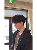 緩め波巻きツイスパ