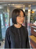 似合わせボブ＊前髪なし