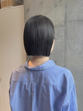 ファロルーエ(falo Ruhe) 地毛カラー×ミニボブ【faloRuhe二子玉川】