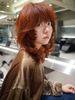ダブ アオヤマ(DaB AOYAMA)&nbsp;【ブリーチなしでカラーしたい　表参道青山】傷みにくいオレンジ