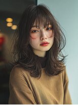 ダル 渋谷/表参道(DAL.)&nbsp;レイヤーカット/ハッシュカット/ダークアッシュ/ブラウン