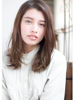 デジタルパーマ マッシュウルフ 大人可愛いミディ