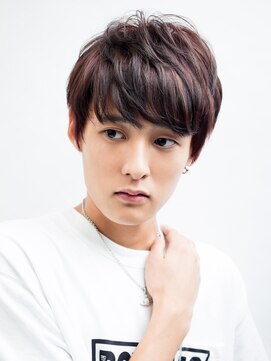 ヘアーズ ベリー 塚口店(hairs BERRY) ピンクカラーで今旬ムードな爽やかマッシュ