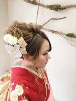 ヘアセットサロンエッジ(Edge)&nbsp;成人式ユルモコアップスタイル