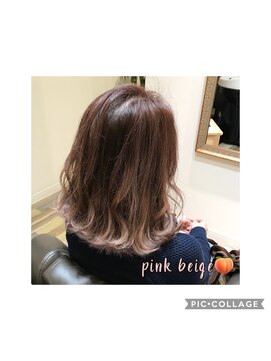 カナル(canal) ピンクベージュ