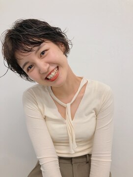 ガーランドウメダ(Garland umeda) ショートパーマ　ショートボブ　担当　輪玉