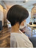 王道×横顔美人ショート　丸木 崇史/30代/40代/50代/小顔カット