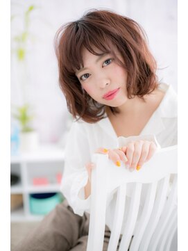 ミック 日暮里店(miq) くせ毛風☆大人ガーリーラブカジュアルミディa1