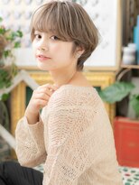 カバーヘア ブリス 大宮西口(COVER HAIR bliss) 外国人風シアーベージュ小顔ウルフマッシュc5大宮10代20代30代