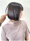 【FOLK】透明感ダークグレージュ☆似合わせストレートボブ♪