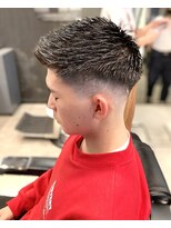 フランクスバーバー アンド ビアークラブ(FRANK'S BARBER and BEER CLUB) ジェットバング刈り上げスキンフェードバーバースタイル　I