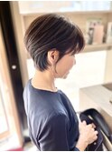 お客様のリアルなショートヘアスタイル　50代【名古屋駅actif】