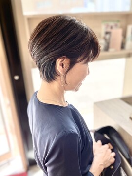 アクティフ(actif) お客様のリアルなショートヘアスタイル 50代【名古屋駅actif】