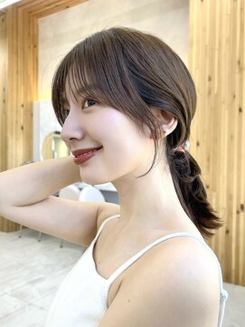 アフロートリノ(AFLOAT Leino) 小顔ヘルシーレイヤースタイル透明感カラー【修】20代30代40代