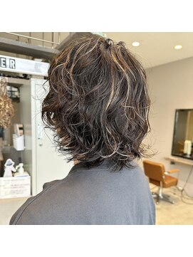 クルニエ(crenier) @ハイライトボブパーマ