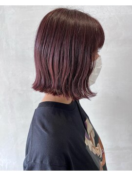 サムシング(Something.) pink violet bob