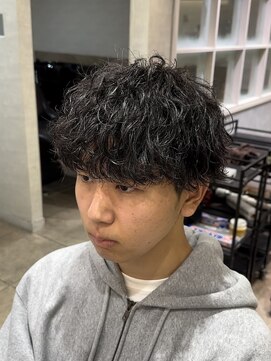 レイズ 名古屋(RAYS) 無造作波巻きスパイラルパーマ刈り上げマッシュ h