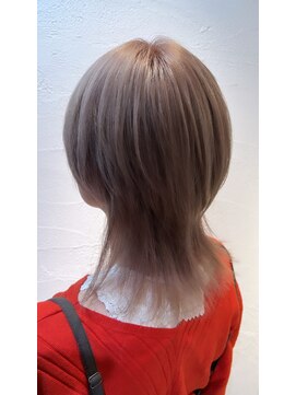 アジールヘア 池袋東口店(agir hair) ホワイトベージュジェルカラー透明感大人かわいい池袋目白