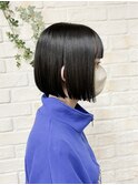 結べないボブでより可愛い印象に♪