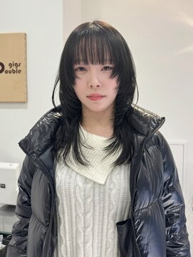 ギグスダブル 栄店(gigs double) 似合わせレイヤー/ソフトウルフ/ミディアム