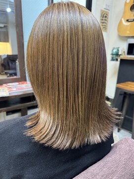 オンスター(ONSTAR) 20代30代40代髪質改善カラー★ハイライトミルクティベージュ