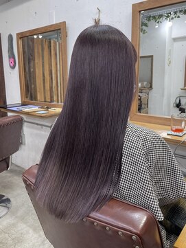 リッカ(RICCA) 【髪質改善】うる艶ディープラベンダーピンク♪