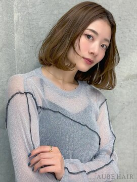 オーブヘアー ホープ 延岡店(AUBE HAIR hope) 20代・30代_前髪なし小顔見せ内巻きボブ