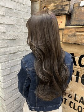 ルノン シェリー(LUNON cheliy) オリーブベージュ/オリーブグレージュ/韓国巻き