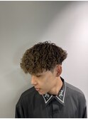 波巻きパーマ