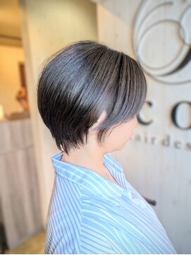 イコウヘアデザイン(icou hair design) ショートスタイル◇アッシュグレー