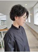 前髪長めショート/ショートカット/ショートヘア/20代/30代/40代