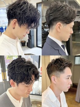 ヘアーアイスカルテット(HAIR ICI QUARTET)の写真/【伏見駅1分/駐車場完備】ふわりこなれ感から印象に残る強めまで、一気に雰囲気を変えるパーマが大人気☆