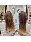 髪質改善ストレート