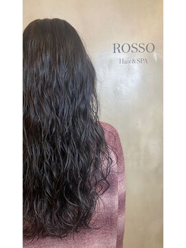 ロッソ 浦添店(Rosso) 外国人風ロングスパイラルパーマ
