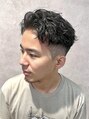 メンズココ 清澄白河店(MENS COCO)&nbsp;男らしさ◎スーツにも合うフェード×無造作パー[清澄白河/眉毛]