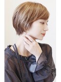 【 Ｉ. 】30代からの襟足すっきり前下がりショートボブ　川口