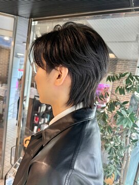 ゼストソエル(ZEST soell) 韓国風　センターパート　ダウンパーマ　men's【立川soell水島】