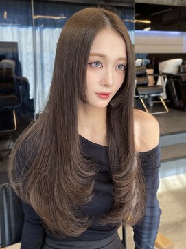 コート 表参道(Cote) ブリーチなし透明感カラー/アッシュグレージュオリーブブラウン