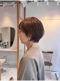 横顔が可愛いショートボブ☆
