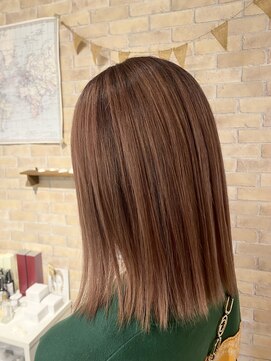 ブレス ヘアー clara店(Bless HAIR) 10代20代/インスタ人気/切りっぱなし/ピンクグラデーション