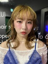 キジ(KIJI) ワイドバング/フルバング/ハイトーン/イエロー/イエローベージュ