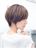 韓国風巻き　小顔ショート　ハンサムショート