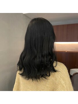 ヨーク(YOKE) 【YOKE】ブルーブラックセミロング