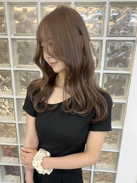 ペレ 栄 アネックス(PELE栄ANNEX) 着物ヘア/ダークアッシュ/ミディアムレイヤーカット/栄