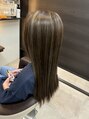 アグ ヘアー ラフィー 篠ノ井店(Agu hair raffy)&nbsp;太めハイライト。はっきりしたデザインがお好きな方におすすめ！