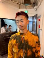 ビーバイエイトジェンツ(Bee by EIGHT GENTS)&nbsp;MEN’S HAIR/サーフカール/刈り上げセンターパート/心斎橋