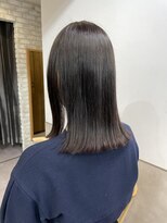 ロシェ 横浜店(loche)&nbsp;髪質改善×ミディアムレイヤーカット×ダークアッシュ横浜駅